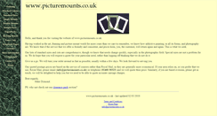 Desktop Screenshot of picturemounts.co.uk